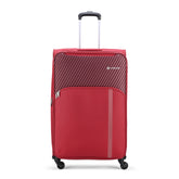 Carlton Striker Plus 69cm 4 Wheel Soft Trolley Red, STRIKERPLUS69RD